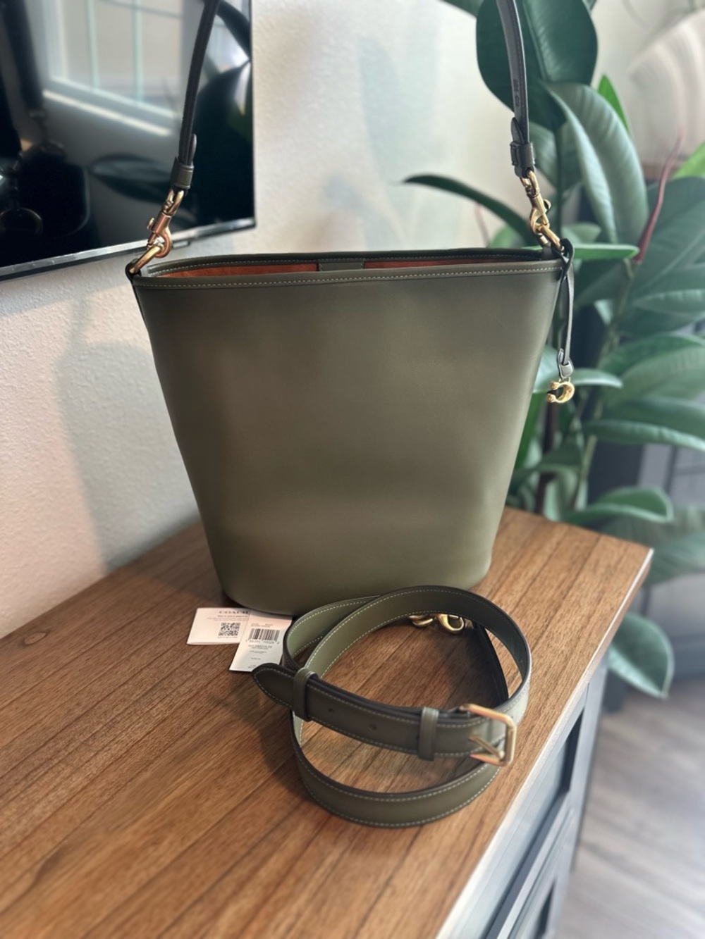 Coach Dakota Army Green Bag